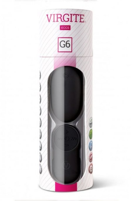Oeuf vibrant noir Remote Control G6