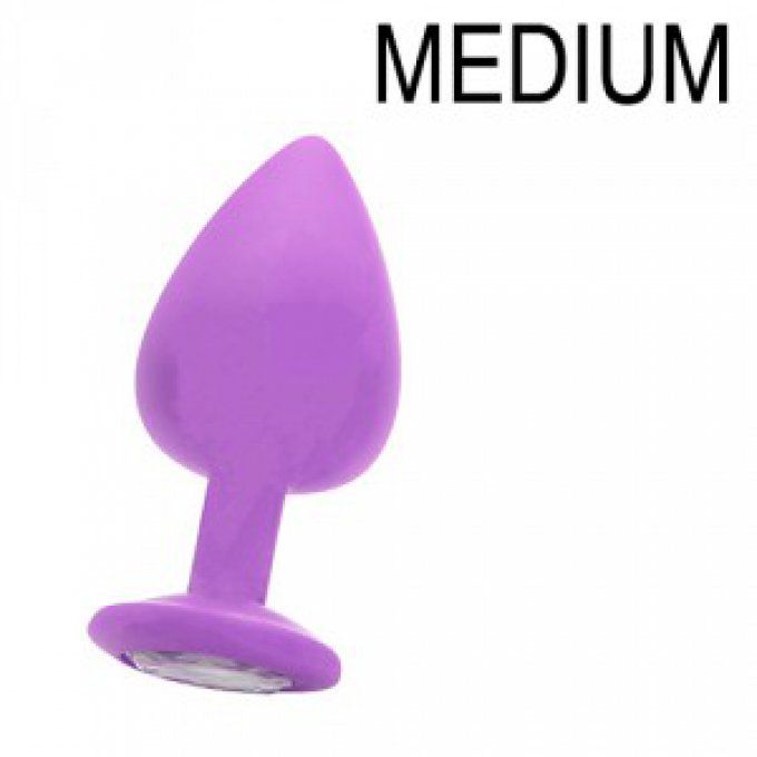 Plug Diamond MEDIUM – 7 x 3.5 cm Violet