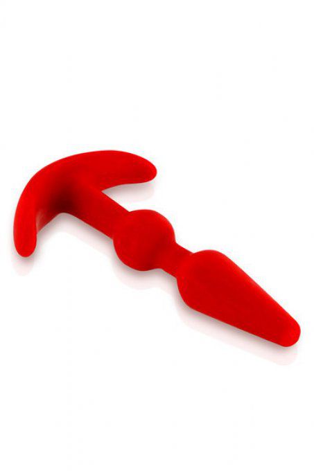 SMILIING BUTT PLUG 3.5P RED