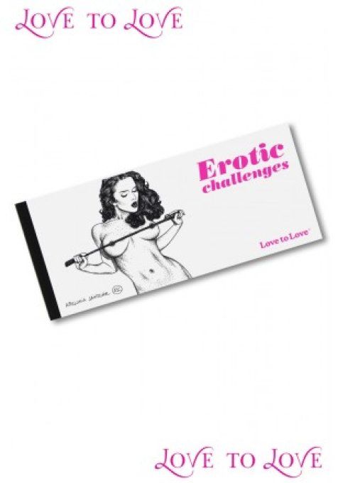 Erotic chéquier x1 de 20 challenges